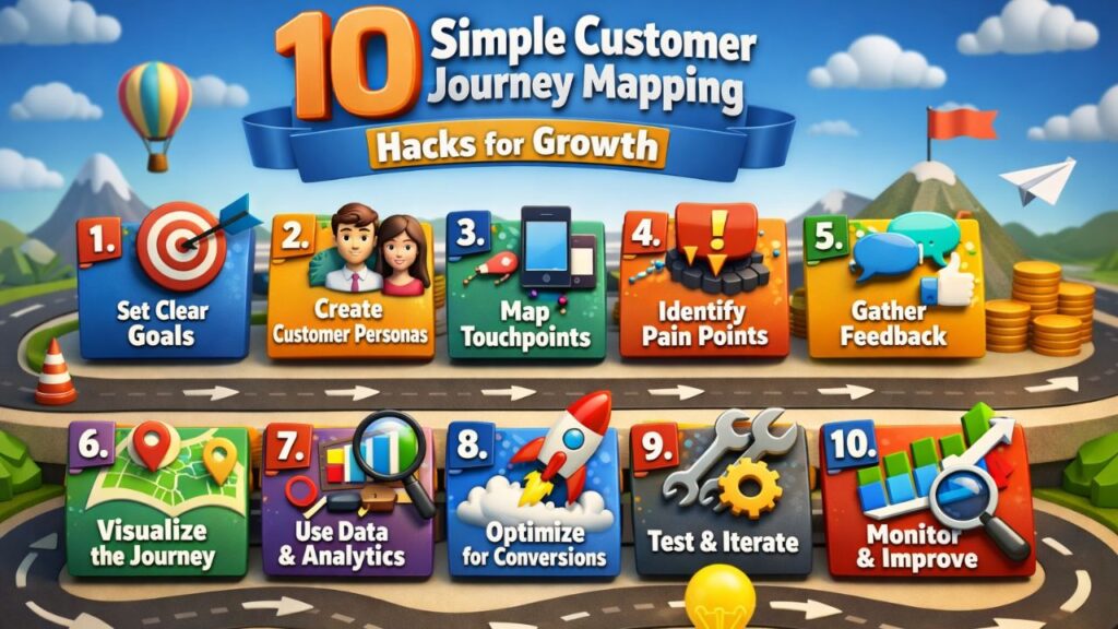 10 Simple Customer Journey Mapping Hacks for Growth