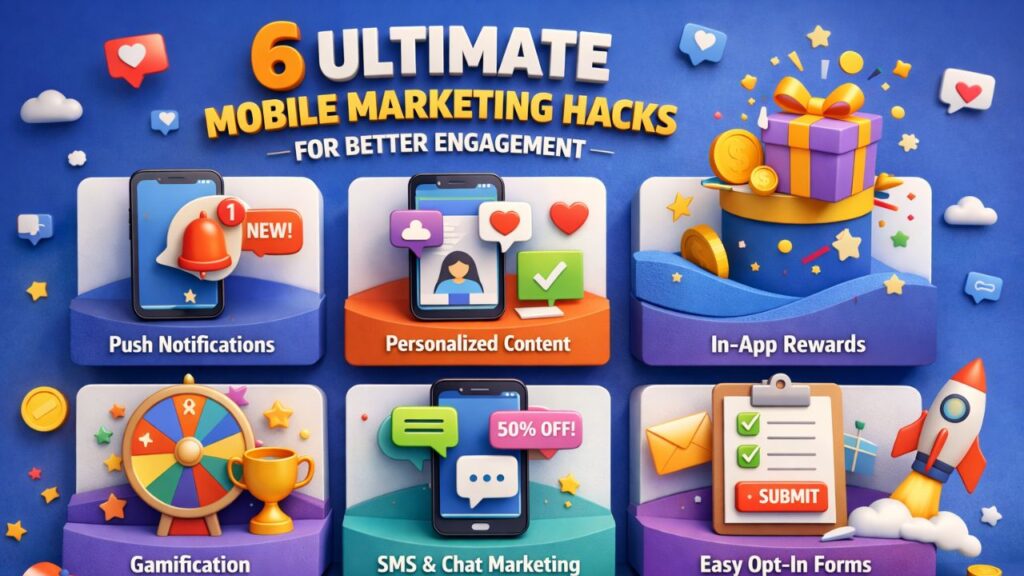 6 Ultimate Mobile Marketing Hacks for Better Engagement