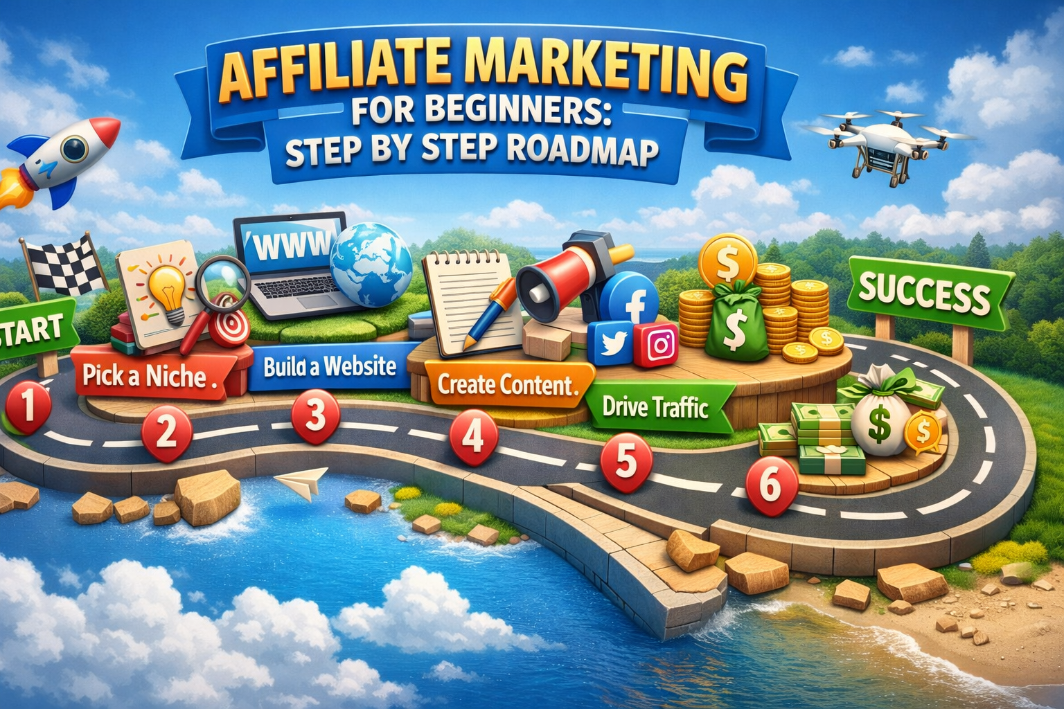 Affiliate Marketing for Beginners Step by Step Roadmap