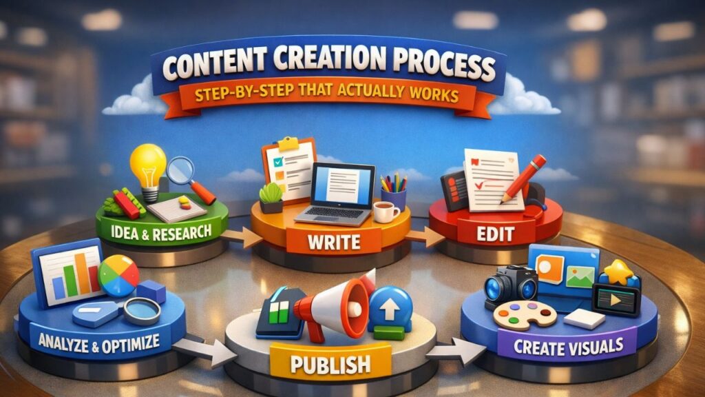 Content Creation Process Step by Step That Actually Works