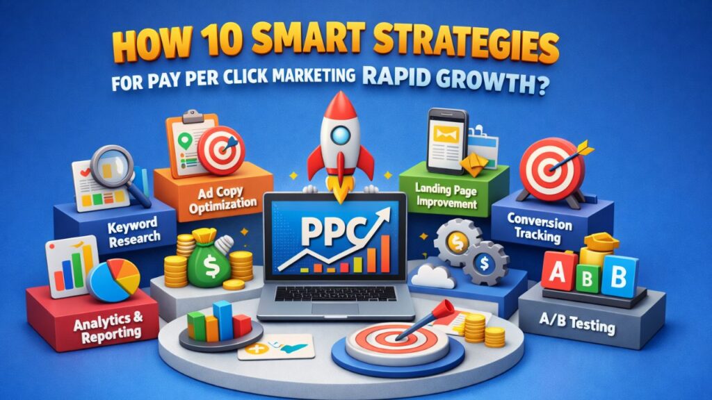 How 10 Smart Strategies For Pay Per Click Marketing Rapid Growth?