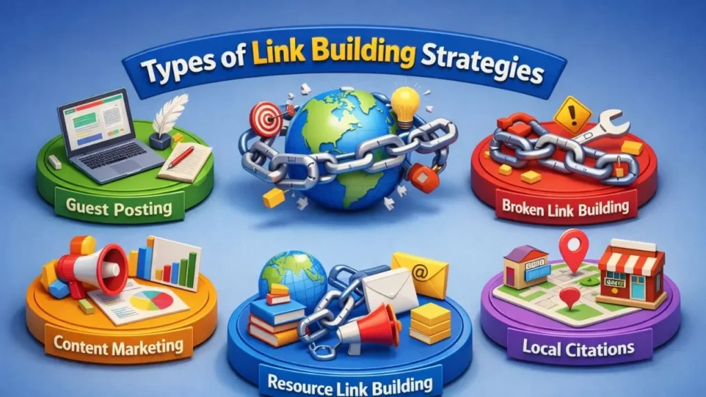 Types of Link Building Strategies