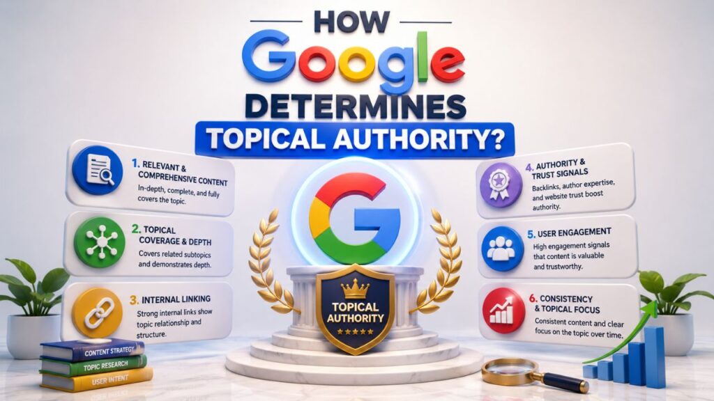 How Google Determines Topical Authority?